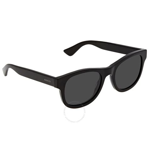 Gucci Grey Square 52mm Sunglasses GG0003S 001 52